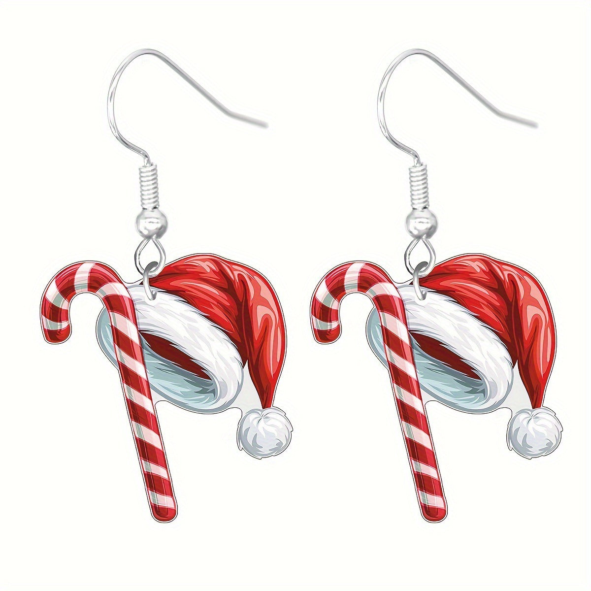 Wholesale  Christmas Cartoon  Cute Acrylic Pendant  Gingerbread Earrings