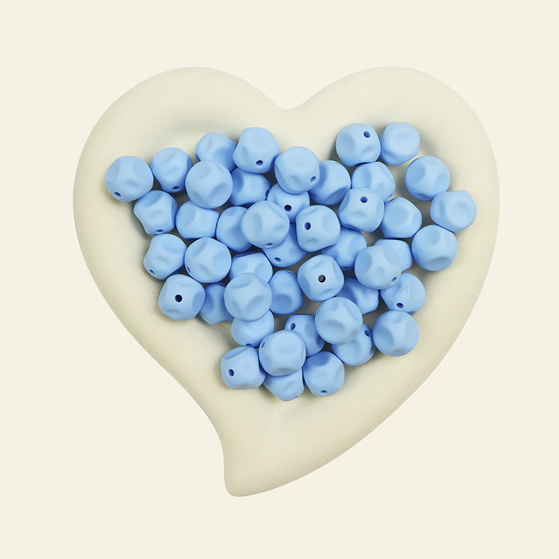 Wholesale 100pcs 15mm Irregular Silicone Beads DIY for Beadable ACC-BDS-JIaHao003