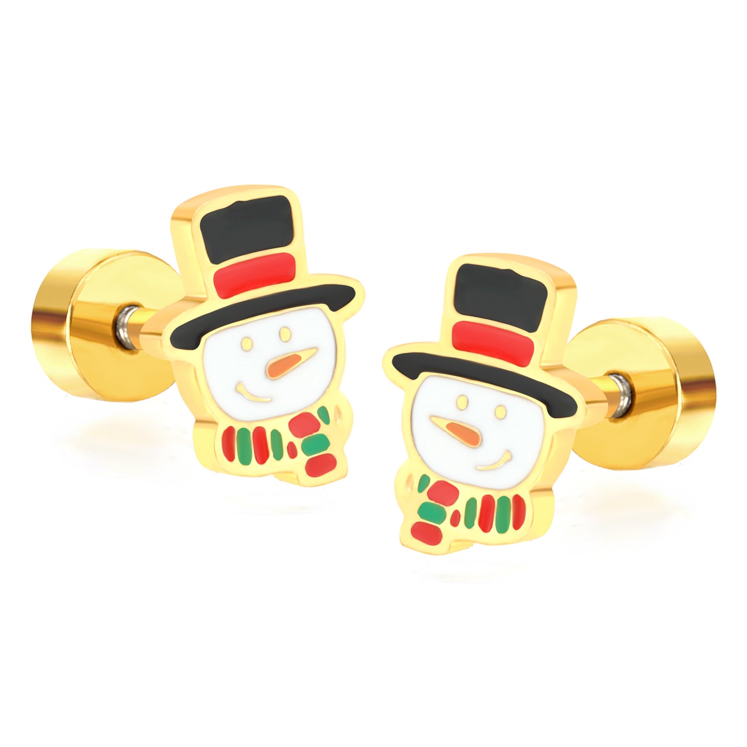 Wholesale versatile cute Christmas series stud earrings