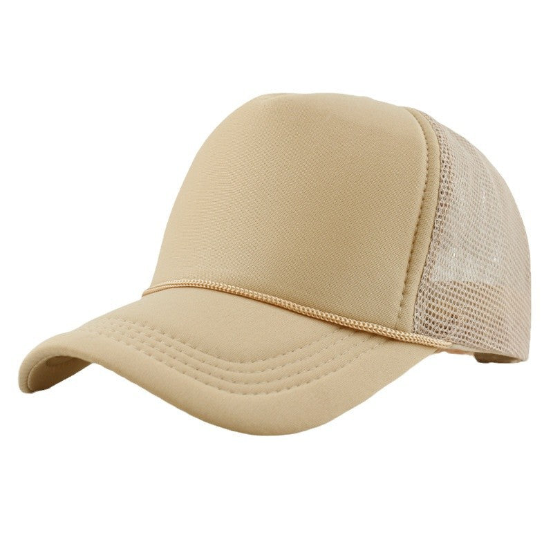 Wholesale Sponge plate printed embroidered rope men' s baseball cap Hat
