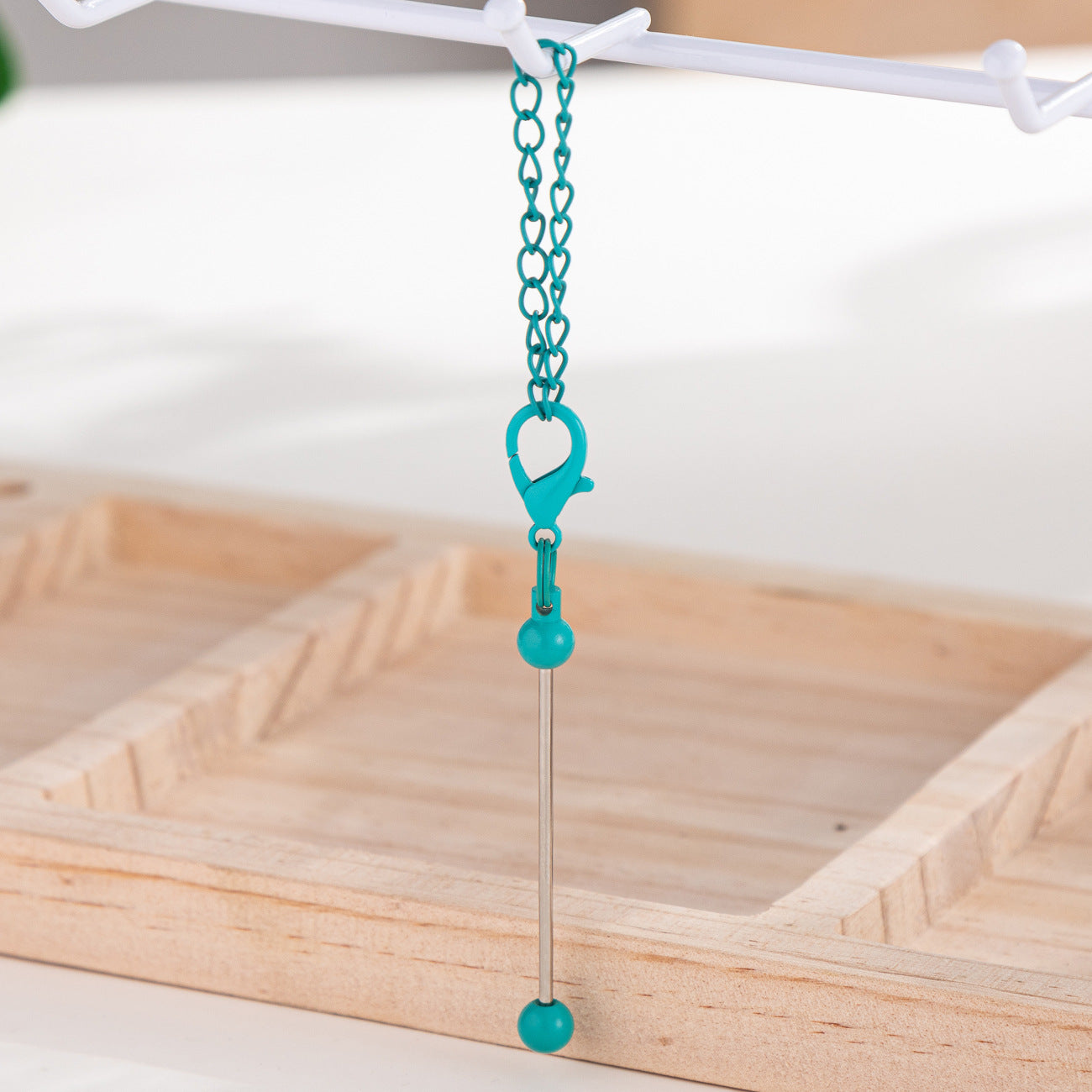 Wholesale Mini Beaded Candy Color Keychain