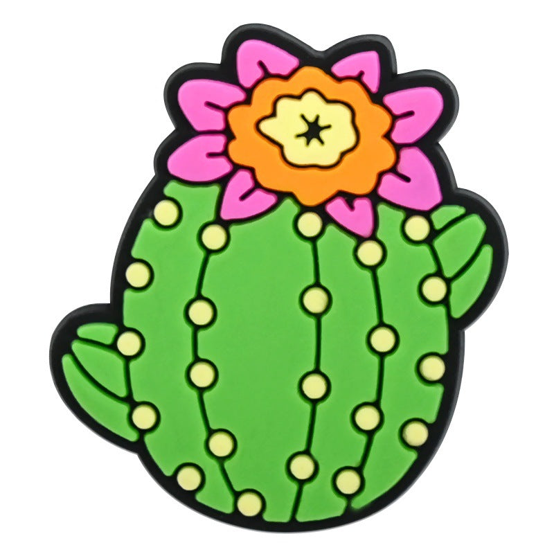 Wholesale Random 100pcs Day of the Dead  PVC Soft Rubber Shoe Buckle Decoration