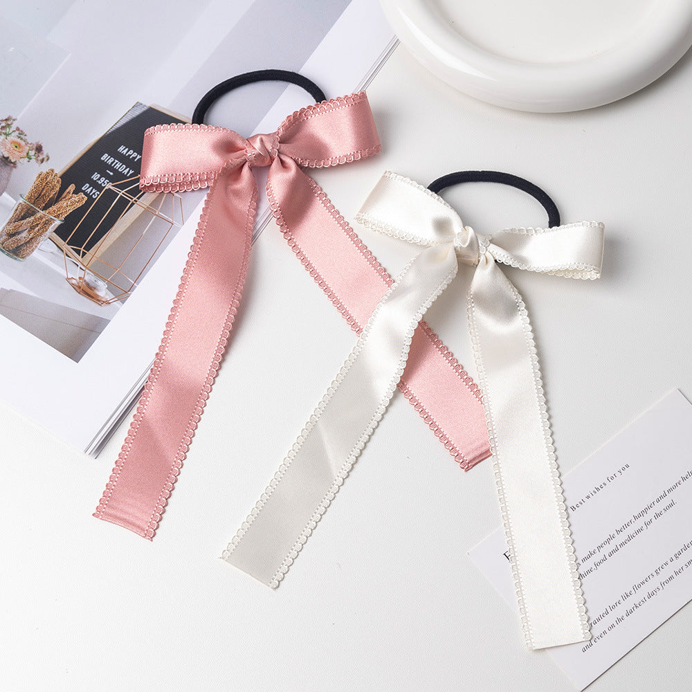 Wholesale Bow ribbon hair band hair scrunchies