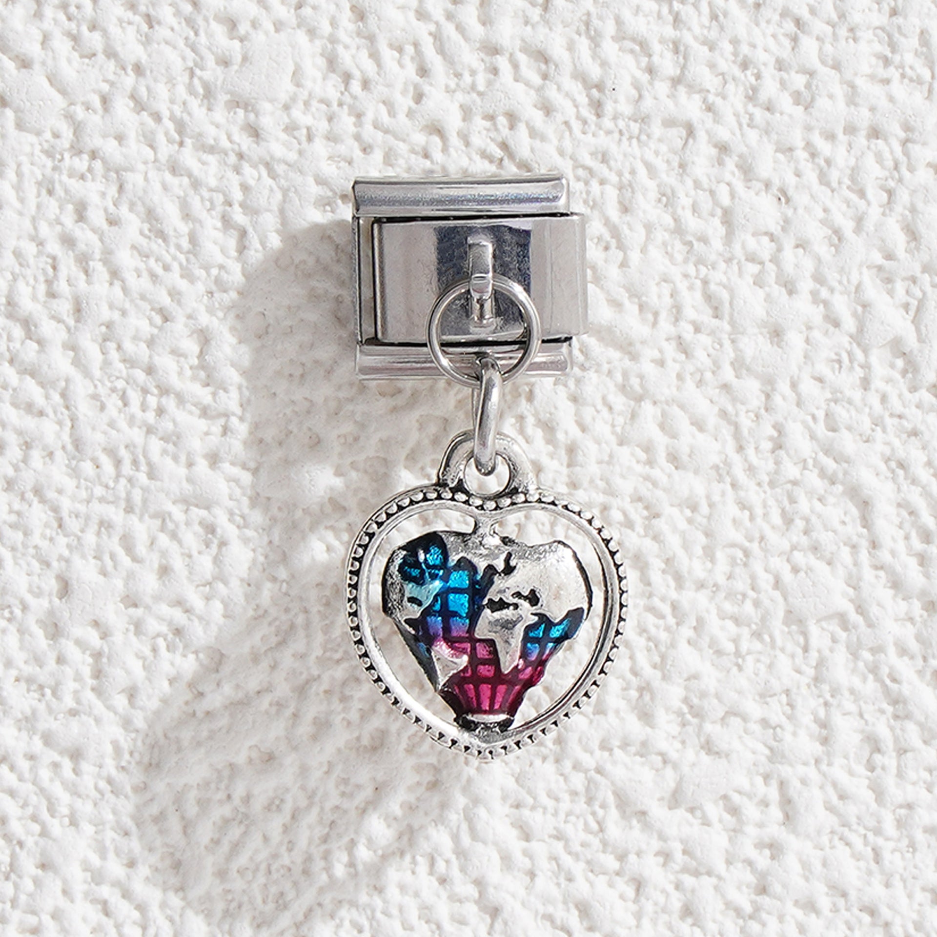 Wholesale Italian Charm Bracelet 9mm DIY Splicing Creative Pattern Pendant Stainless Steel Composable Bracelet