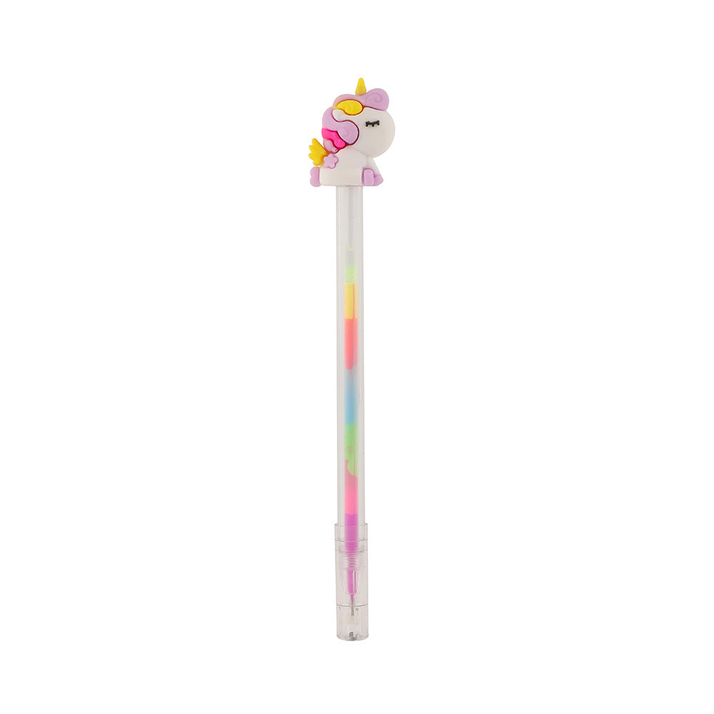 Wholesale  cartoon unicorn transparent pen