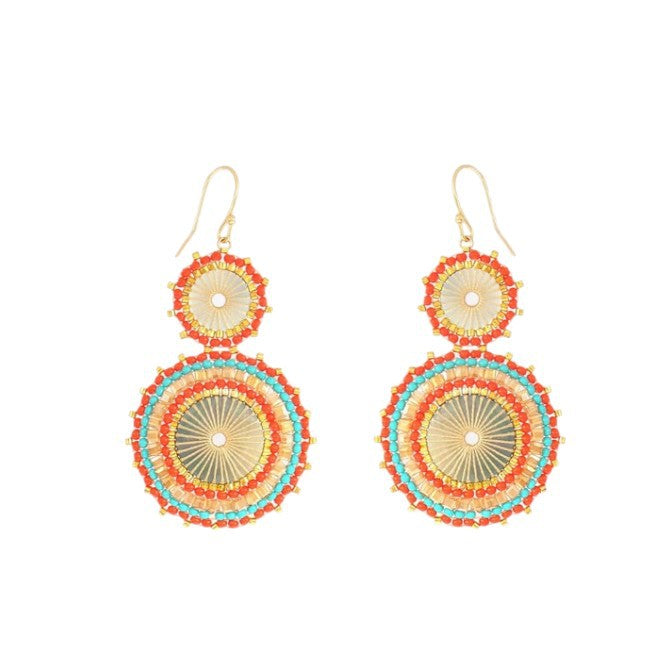 Wholesale natural rice beads earrings