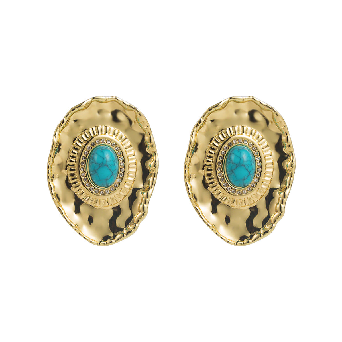Wholesale Retro exaggerated style earrings