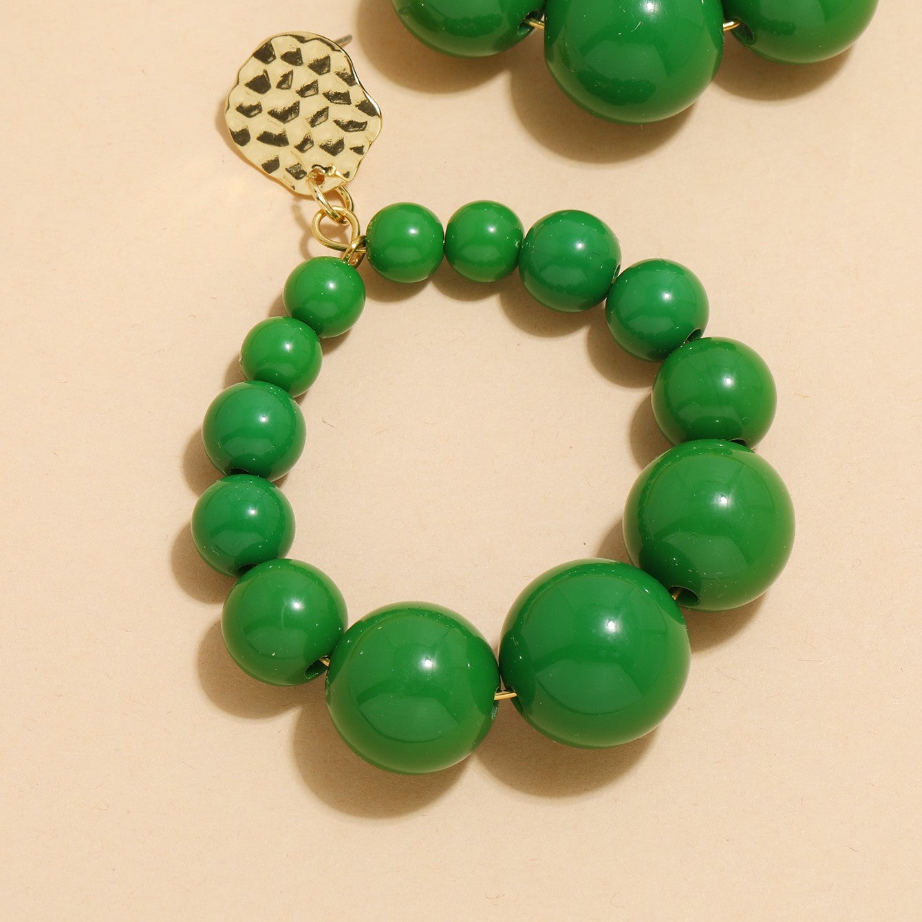 Wholesale Exaggerated Round Bead Earrings Bohemian Earrings ACC-ES-Qunq005