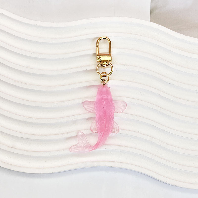 Wholesale Small Goldfish Resin Creative Keychains
