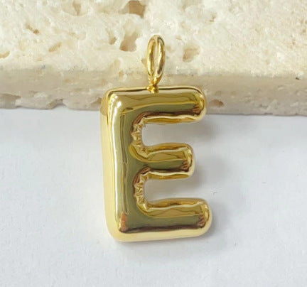 Wholesale Stainless steel bubble letter pendant