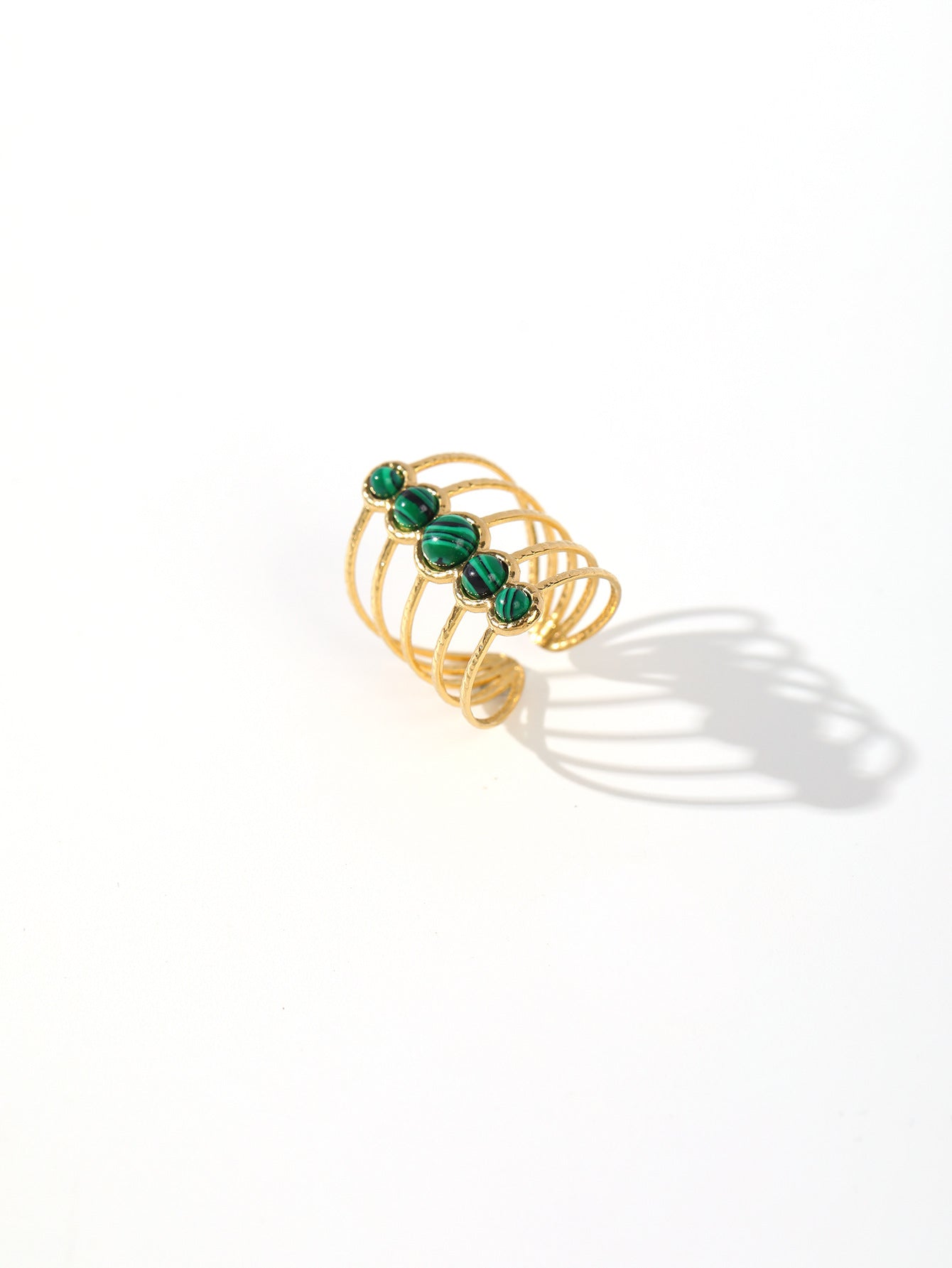 Wholesale Vintage Stainless Steel Rings 18k Gold Plated Rings ACC-RS-MuC015