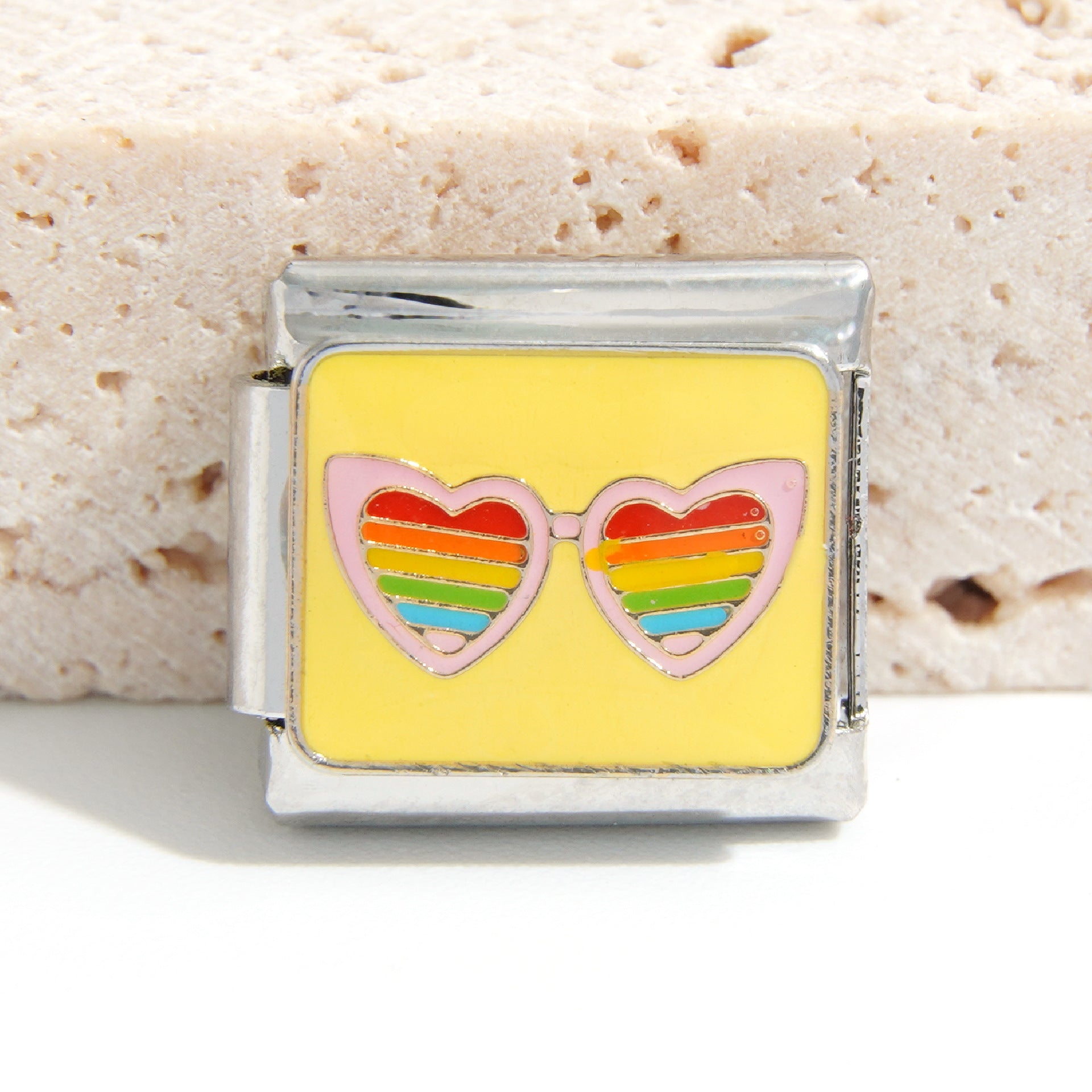 Wholesale Italian Charm Bracelet 9mm DIY Splicing Creative Pattern Stainless Steel Composable Bracelet