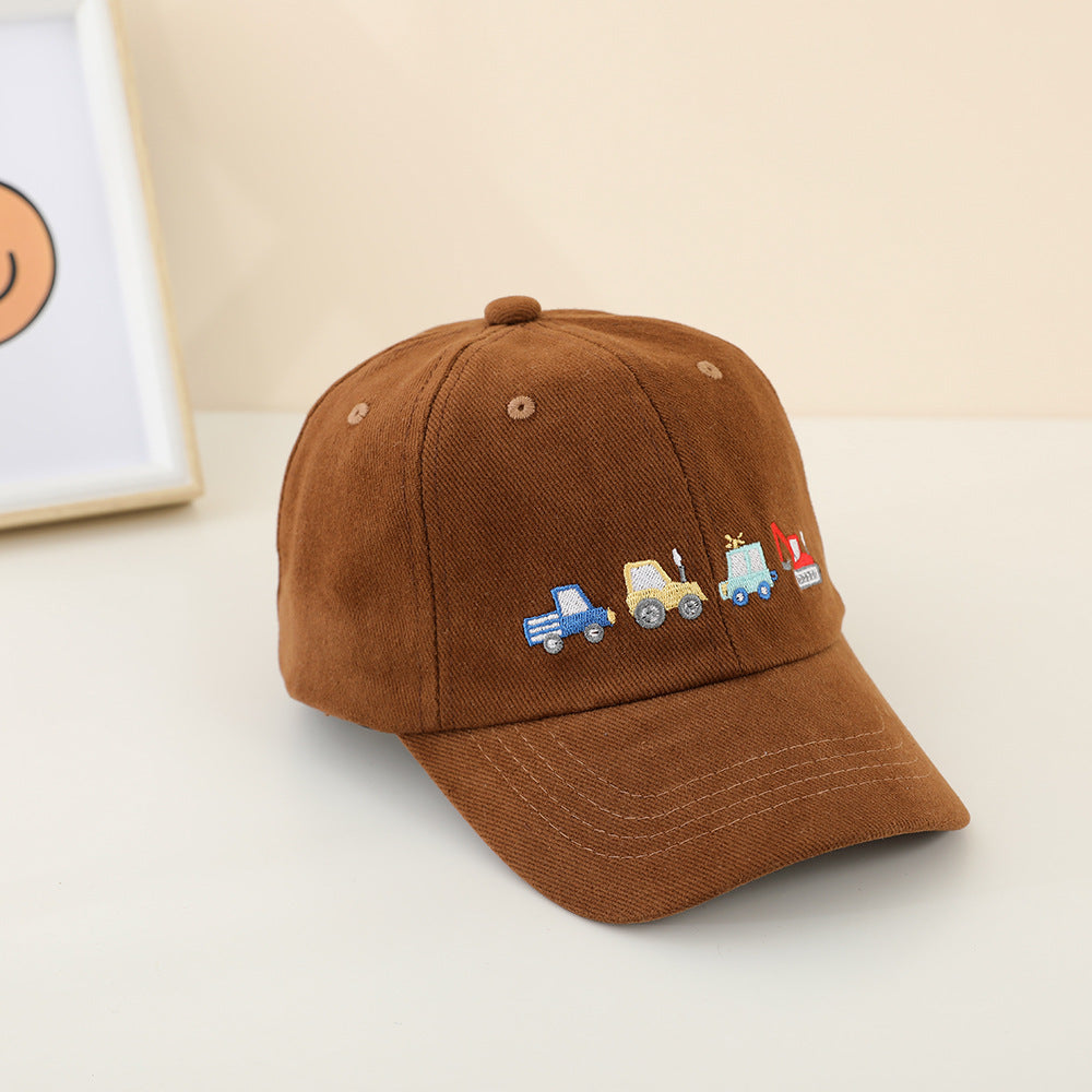 Wholesale Cartoon Children's Hats Brushed Cloth Baseball Cap Sun Hat Kids Hat ACC-KH-WoBang001