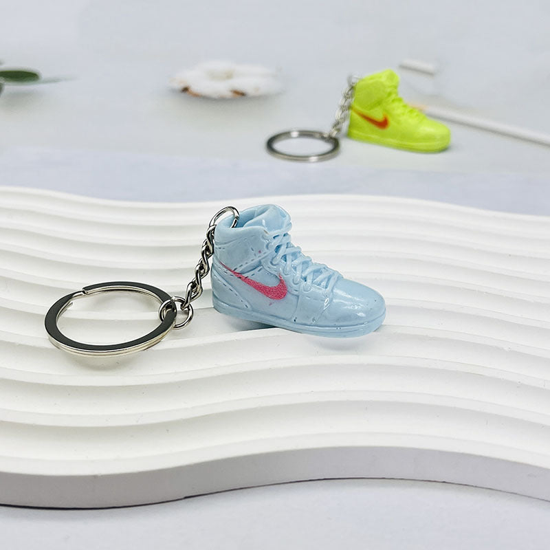 Wholesale three-dimensional  sneaker bag keychains