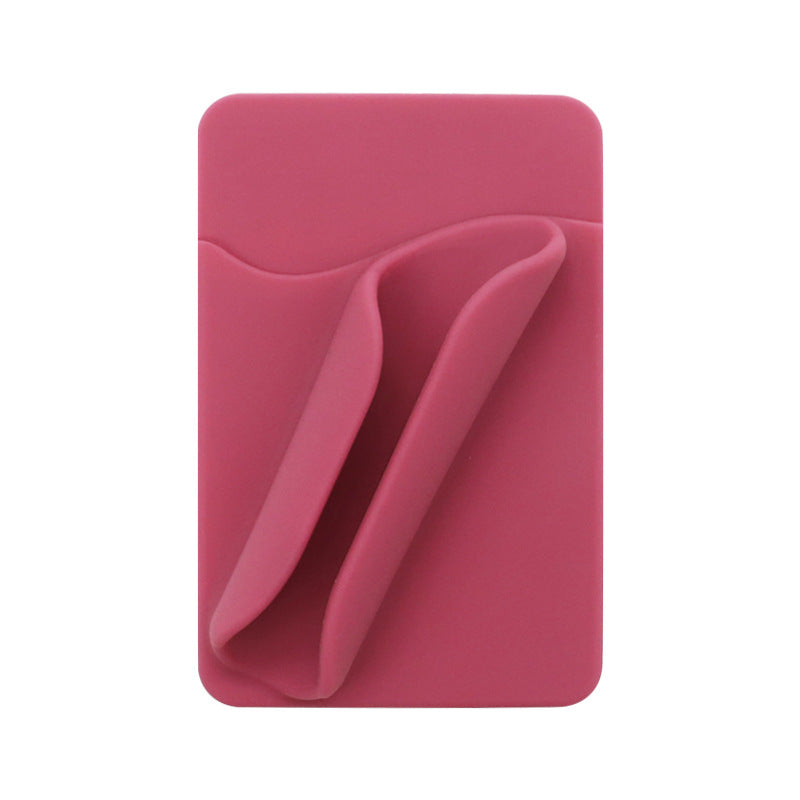Wholesale Lipstick Holder Card Insert Silicone Back Sticker Mobile Phone Case ACC-PC-ZhanSheng001