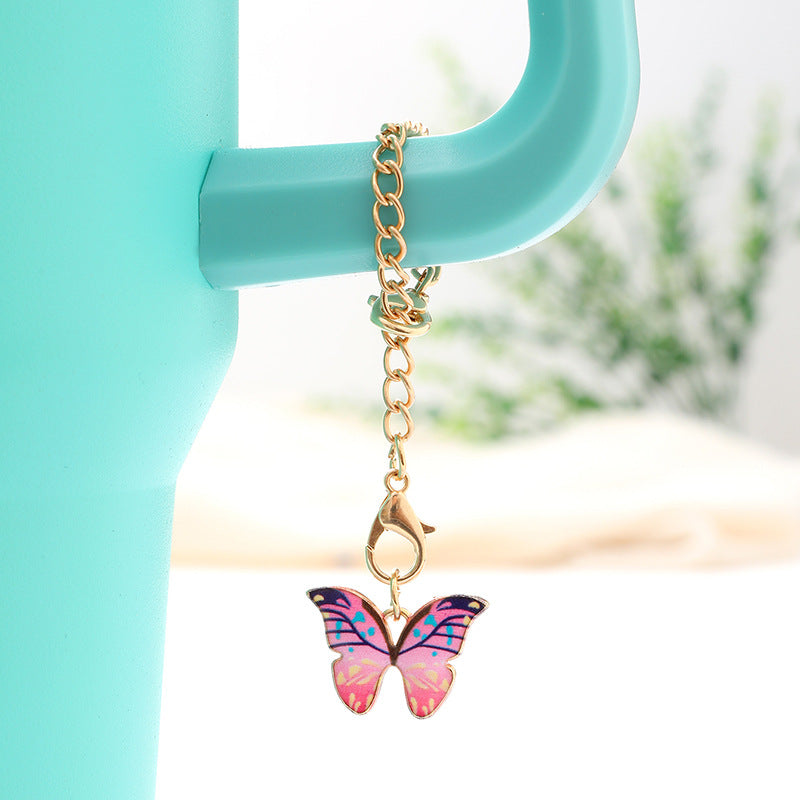 Wholesale Colorful Butterfly 40oz Cup Hanging Ornaments Cup Accessories ACC-CA-YTian004