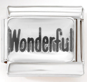 Wholesale Italian Charm Bracelet 9mm DIY Splicing Cartoon Numbers Stainless Steel Composable Bracelet