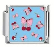 Wholesale  18pcs/pack 9mm Italian Charm Starter Bracelets DIY square Single Section Creative Stainless Steel Composable Bracelet