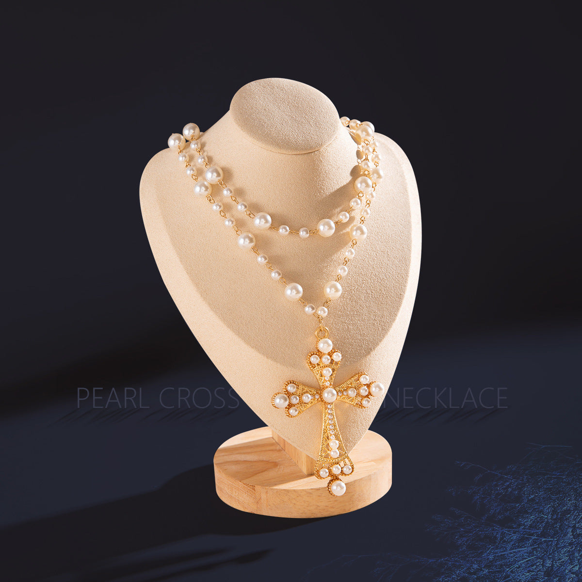 Wholesale  Exaggerated Personality Punk Style  Pearl Necklace
