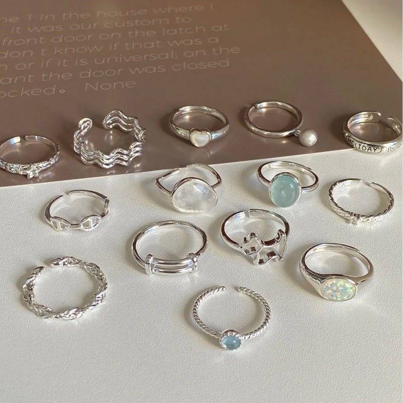 Wholesale 925 Sterling Silver Ring Opening Adjustment Rings ACC-RS-Wanshen001