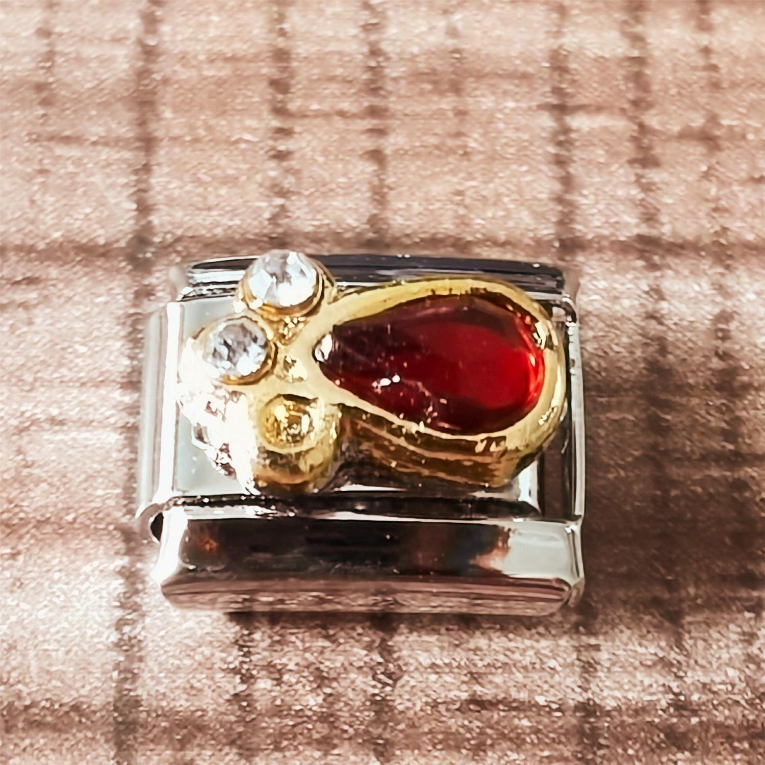 Wholesale Italian Charm Bracelet 9mm DIY Spliced Removable Stainless Steel Gem Composable Bracelet ACC-BT-XY028