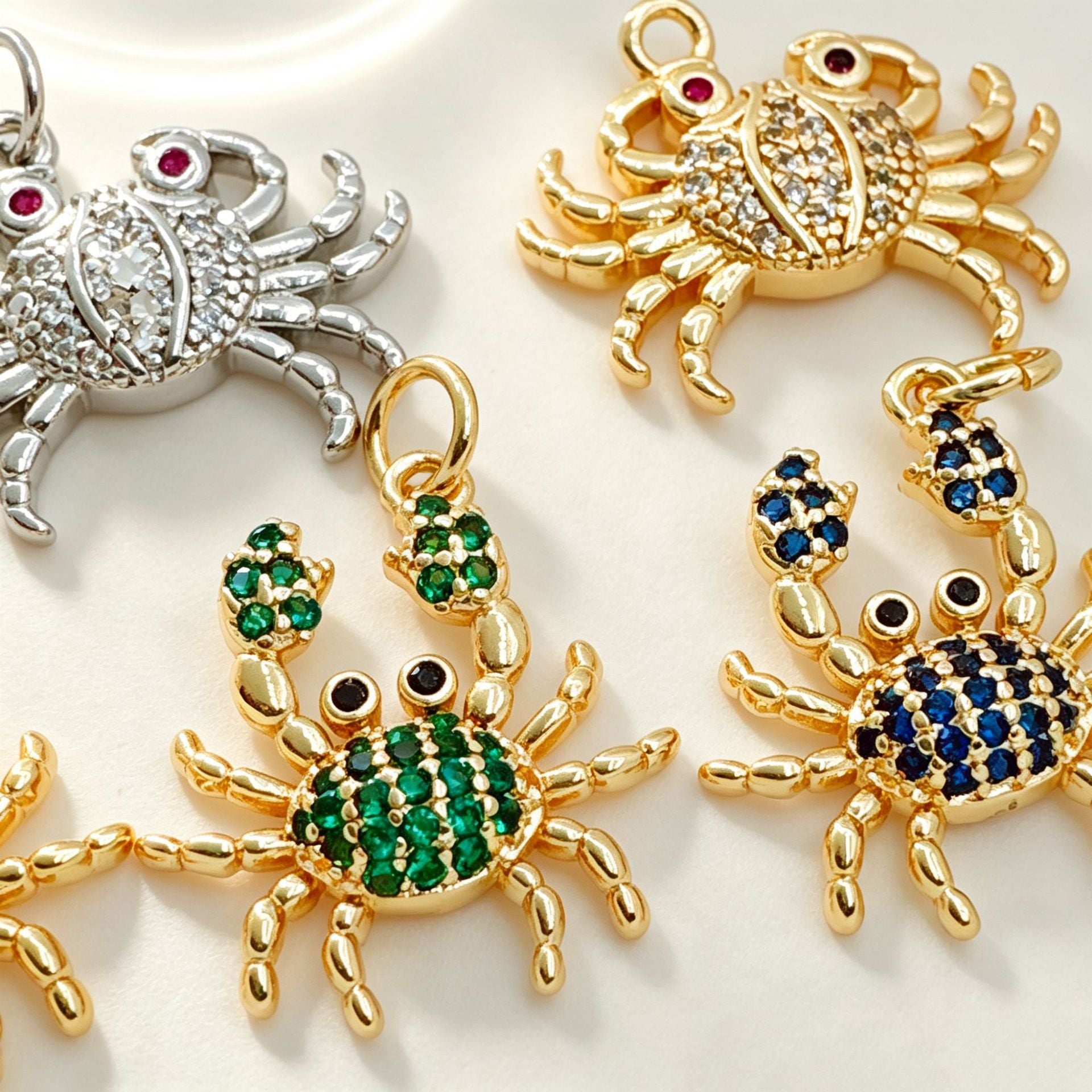Wholesale Copper Electroplated Ocean Series Necklace Stylish Women' s Layering Jewelry