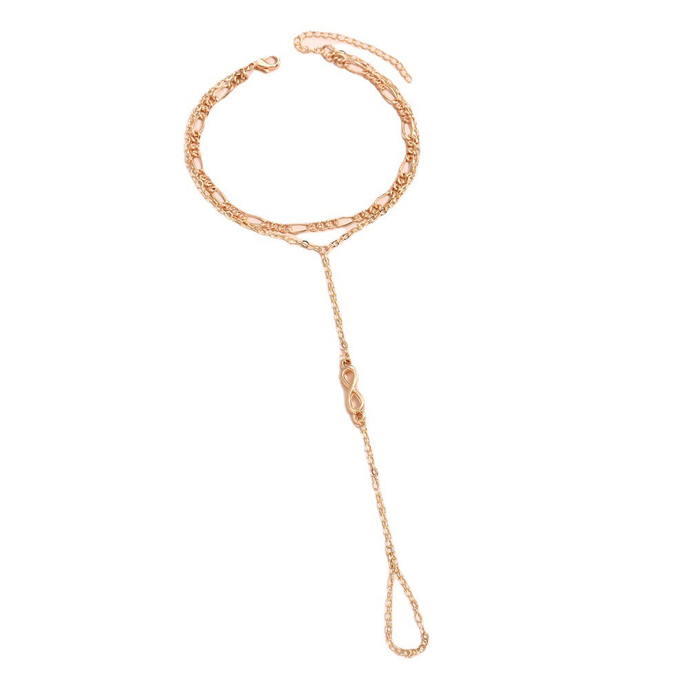 Wholesale  creative retro finger eight-character elegant bracelet