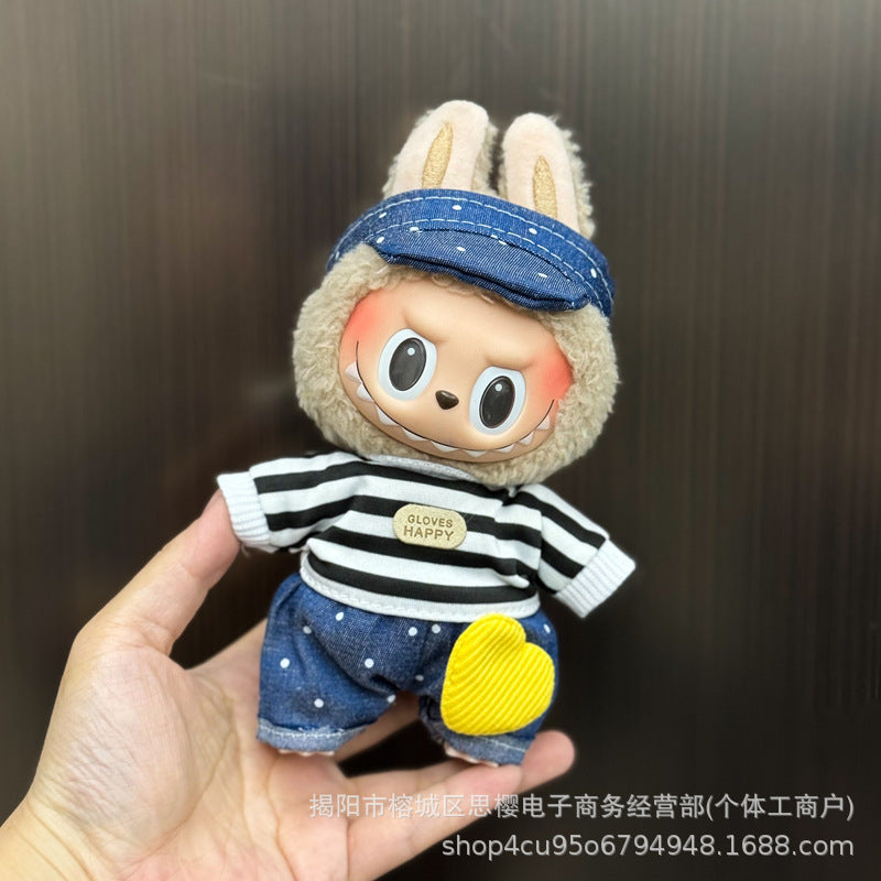 Wholesale Cute cartoon doll clothes set toy