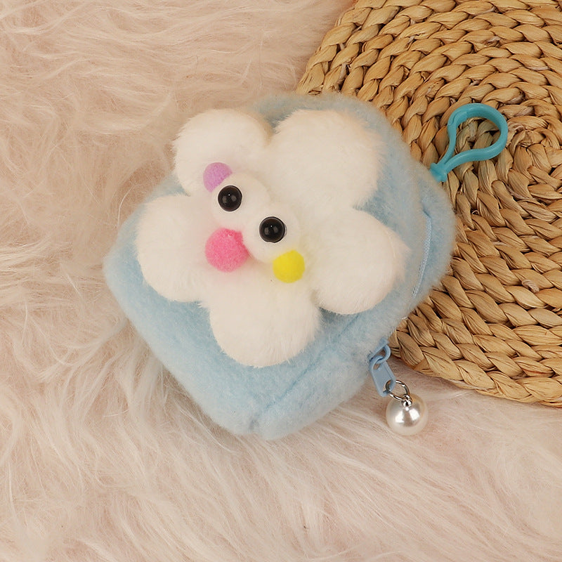Wholesale Cartoon 3D Plush Mini Coin Purse Keychain Keychain Wallet ACC-KC-HuoFan002