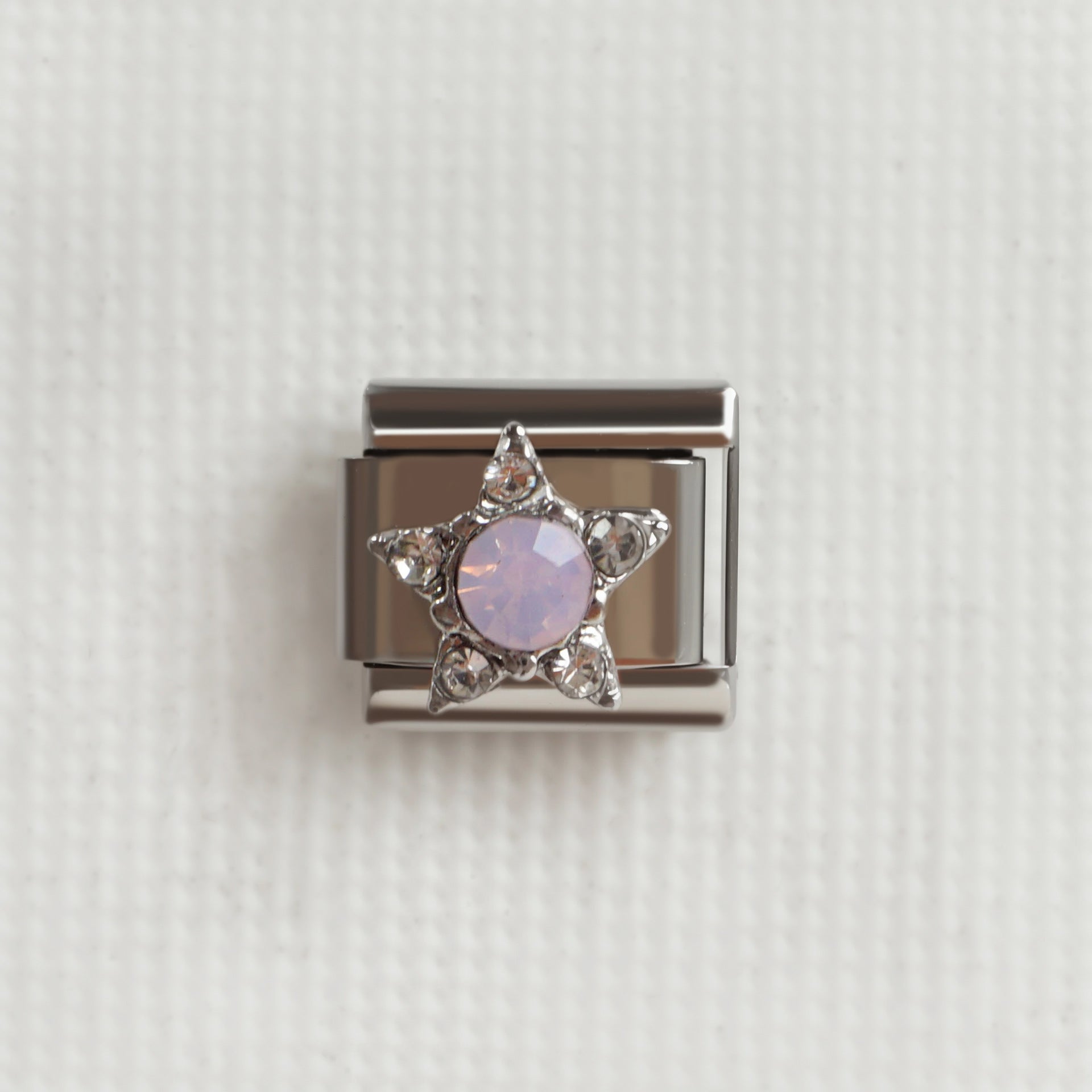 Wholesale 5pcs/pack Makeup &  Accessories Enamel Italian Charms Single Section Creative Stainless Steel Composable Bracelet