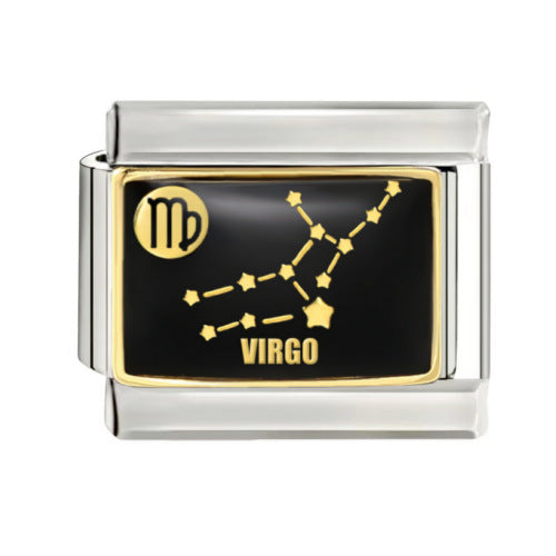 Wholesale 9mm Italian Charm Starter Bracelets DIY square Single Section Creative Stainless Steel Composable Bracelet