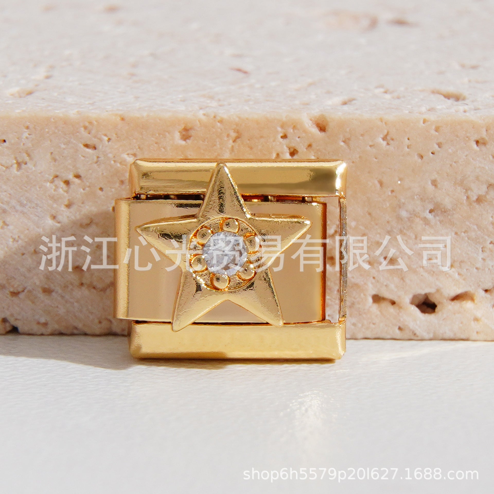 Wholesale Italian Charm Bracelet 9mm DIY Splicing Flower Series Stainless Steel Composable Bracelet