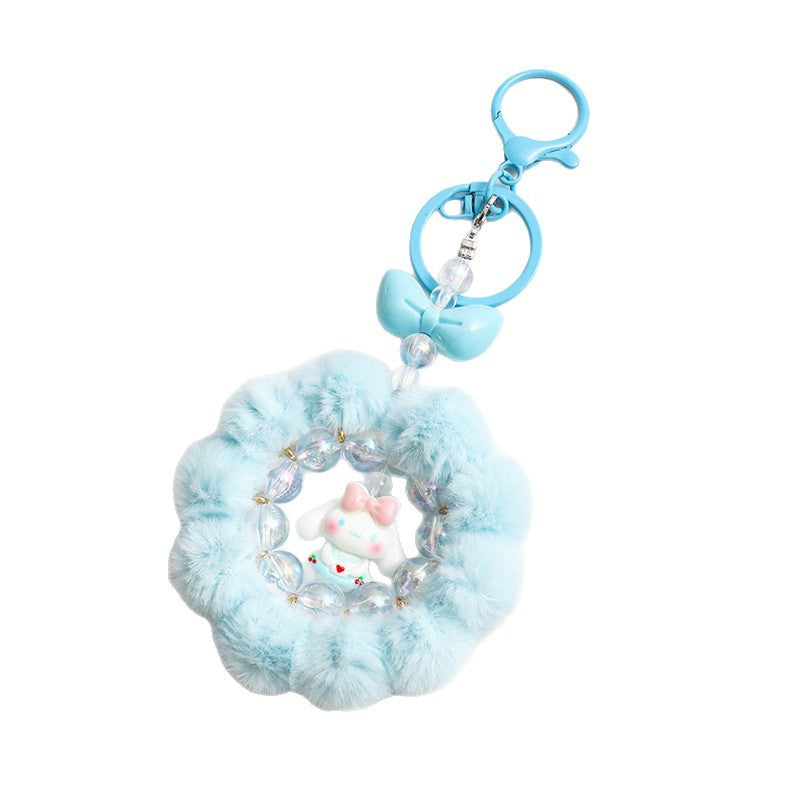 Wholesale Cartoon  Colorful I Handmade Beaded Acrylic Non-Peeling Keychain  ACCVIP