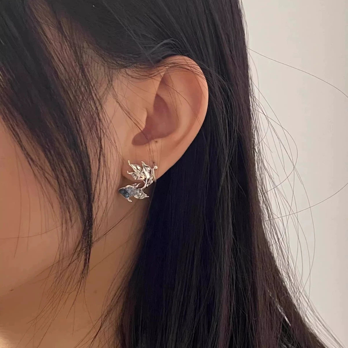 Wholesale  Gradient Koi Earrings