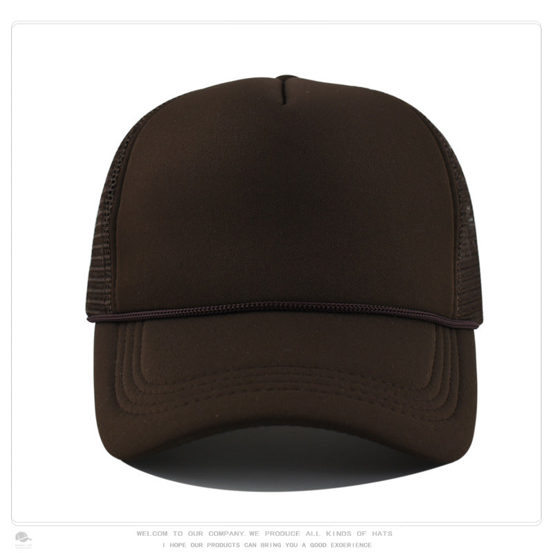 Wholesale Sponge plate printed embroidered rope men' s baseball cap Hat