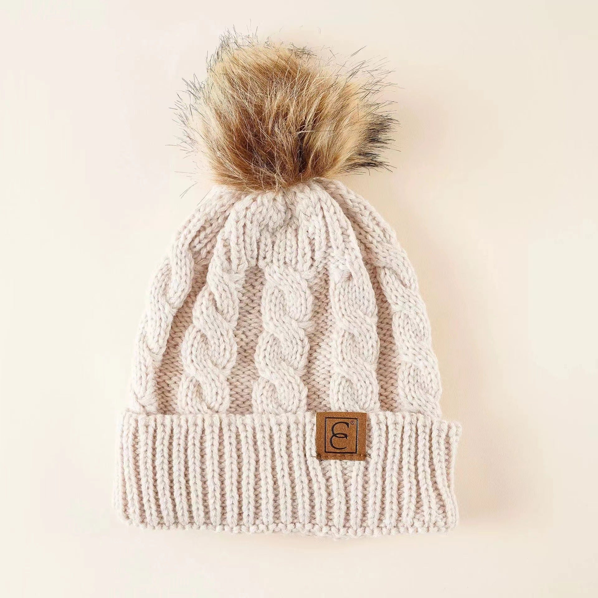 Wholesale Autumn Wool Ball Knitted Hat ACC-HT-Suli004