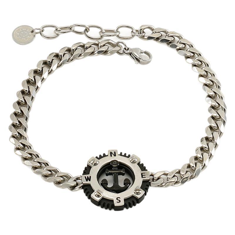Wholesale Round Anchor Titanium Steel Bracelets ACC-BT-ZhongYao003