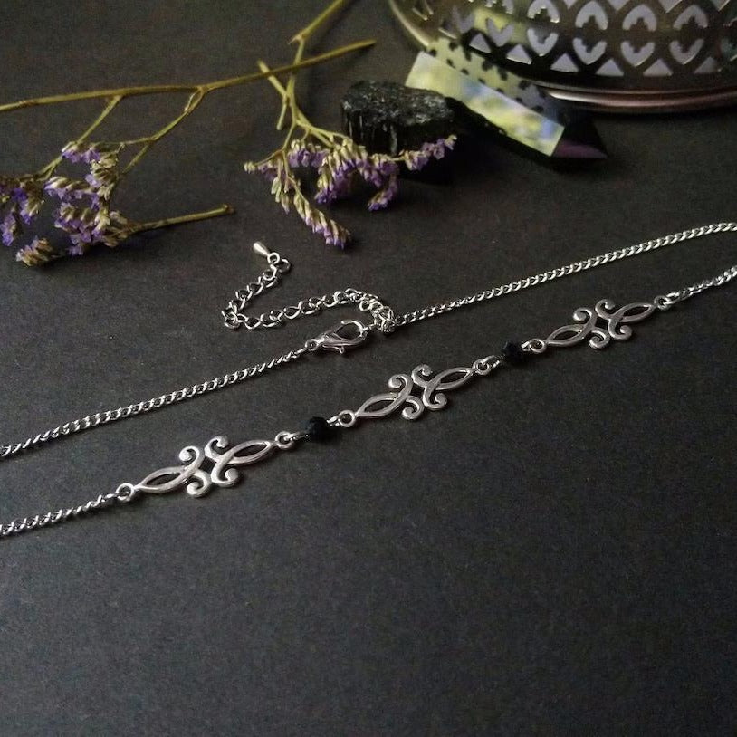 Wholesale  Gothic Dark Style Crystal Necklace