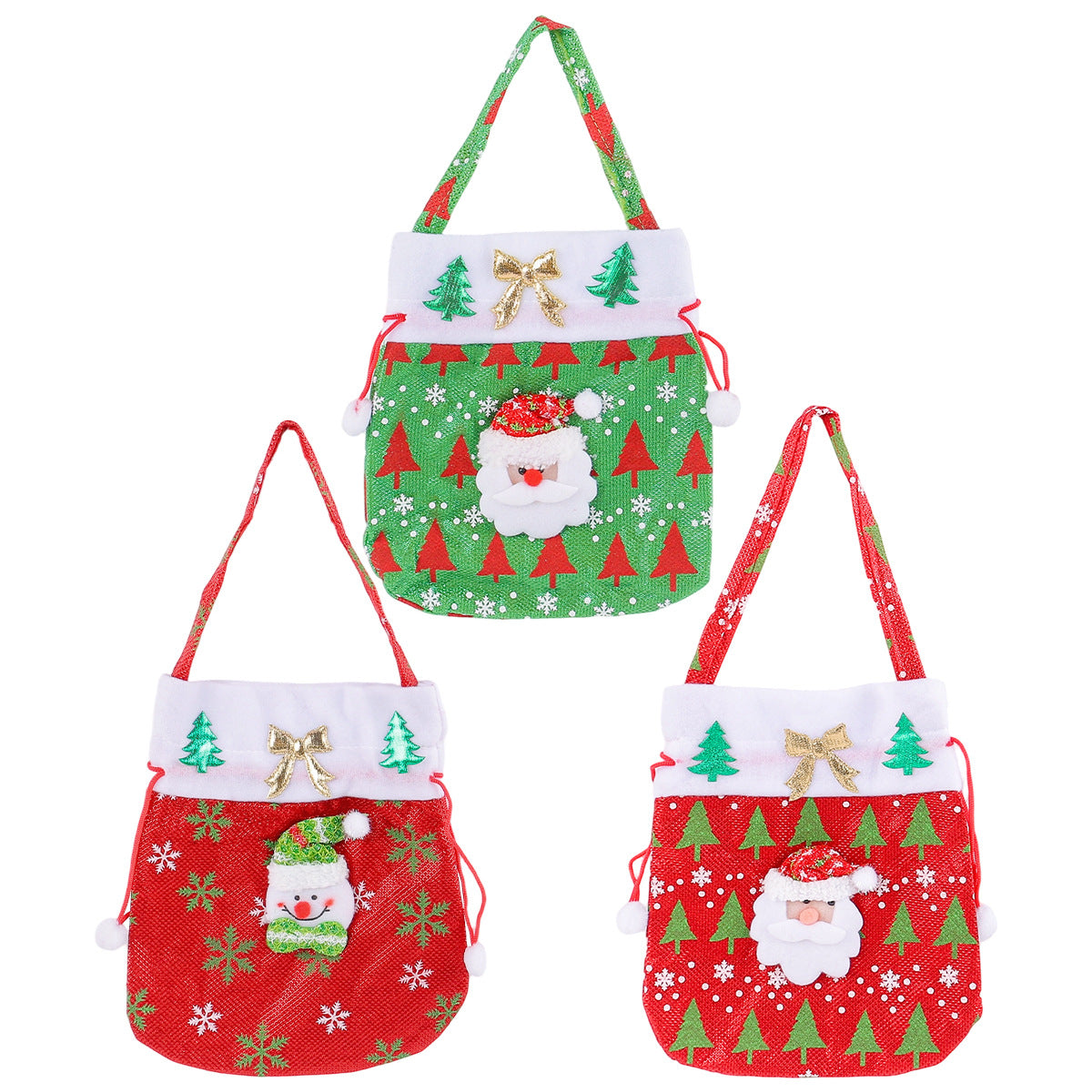 Wholesale Christmas Gift Bag Creative Wedding Decal Handbag Decorations
