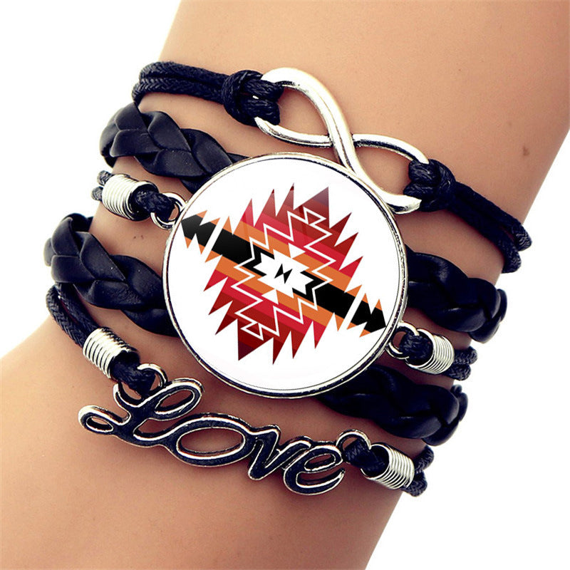 Wholesale Western Cowboy Country Leather Bracelet ACC-BT-JiaYun007