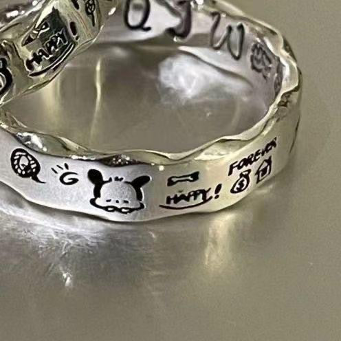 Wholesale Cartoon cute wavy edge ring