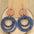 Wholesale Bohemian Style Multi-Layered Leather Ring Retro Splicing Small Wood  Earrings