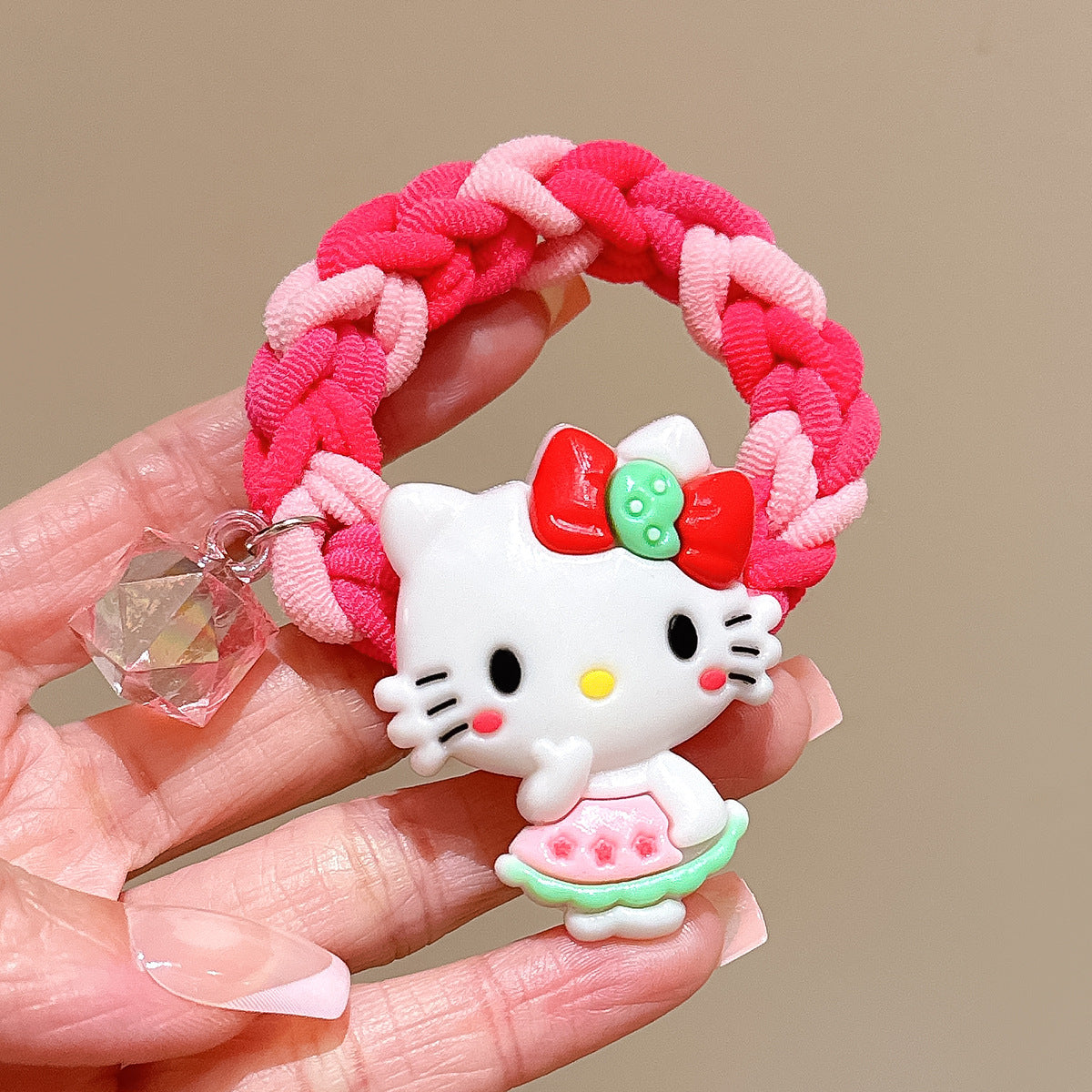 Wholesale Cartoon Cute Kitten Braided Hair Rope ACC-HS-Huidi034