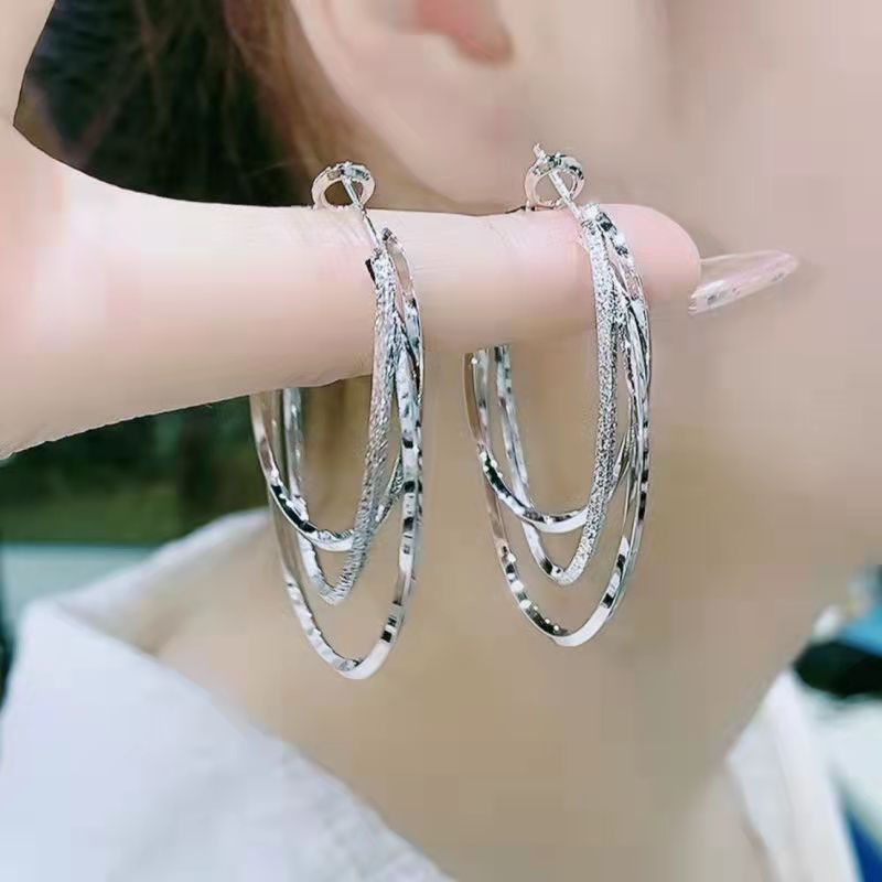 Wholesale Hoop Earrings Crystal Earrings ACC-ES-Yinhe004