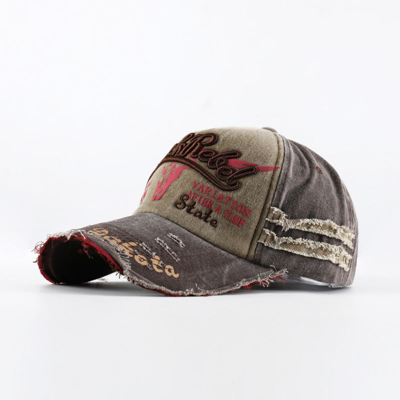 Wholesale Retro Baseball Caps  Washed Denim Dressed Cap Baseball Cap