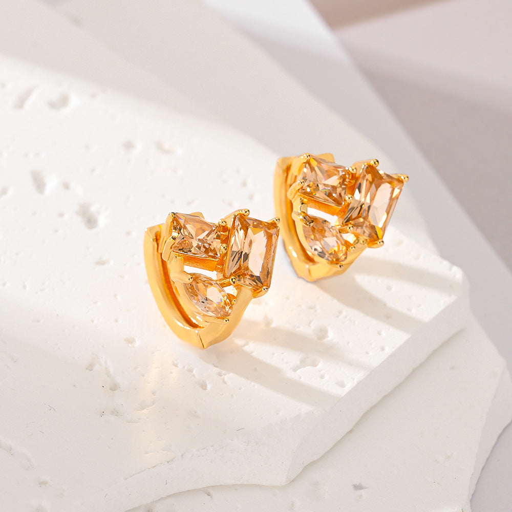 Wholesale Multicolor Copper Inlaid Zirconia Earrings ACC-ES-HengXuan004