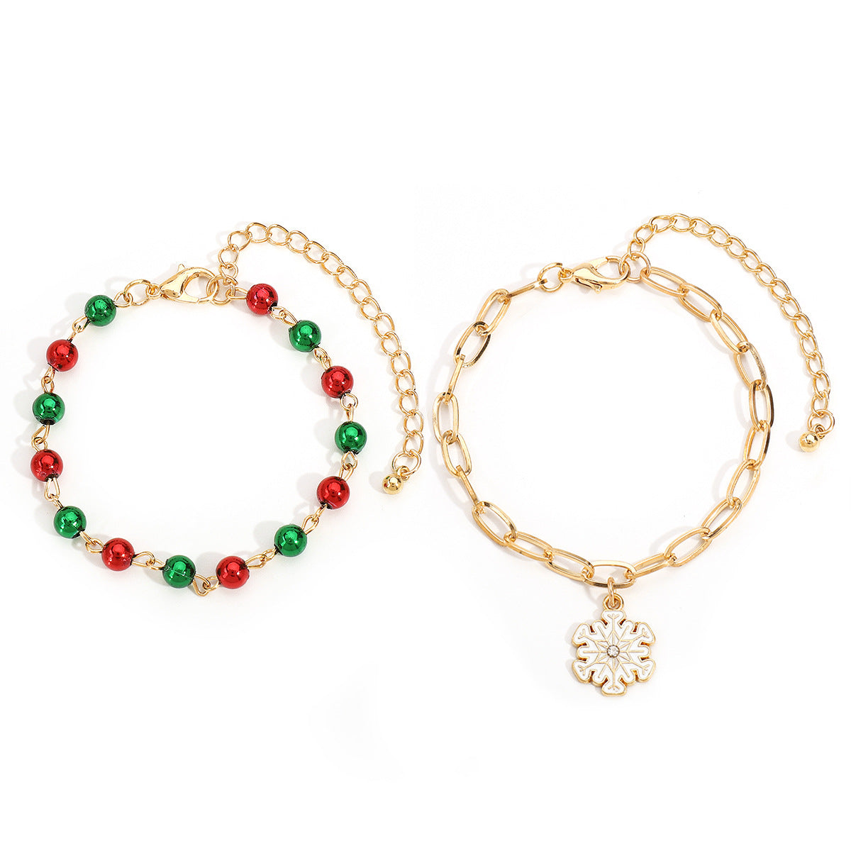 Wholesale Christmas series drop oil pendant bracelet