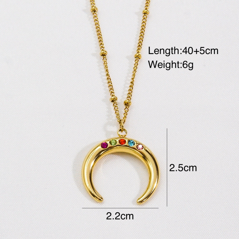 Wholesale  Titanium Steel Light Luxury Necklace