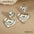 Wholesale Heart Earrings Stainless Steel Plated 18K Gold Earrings
