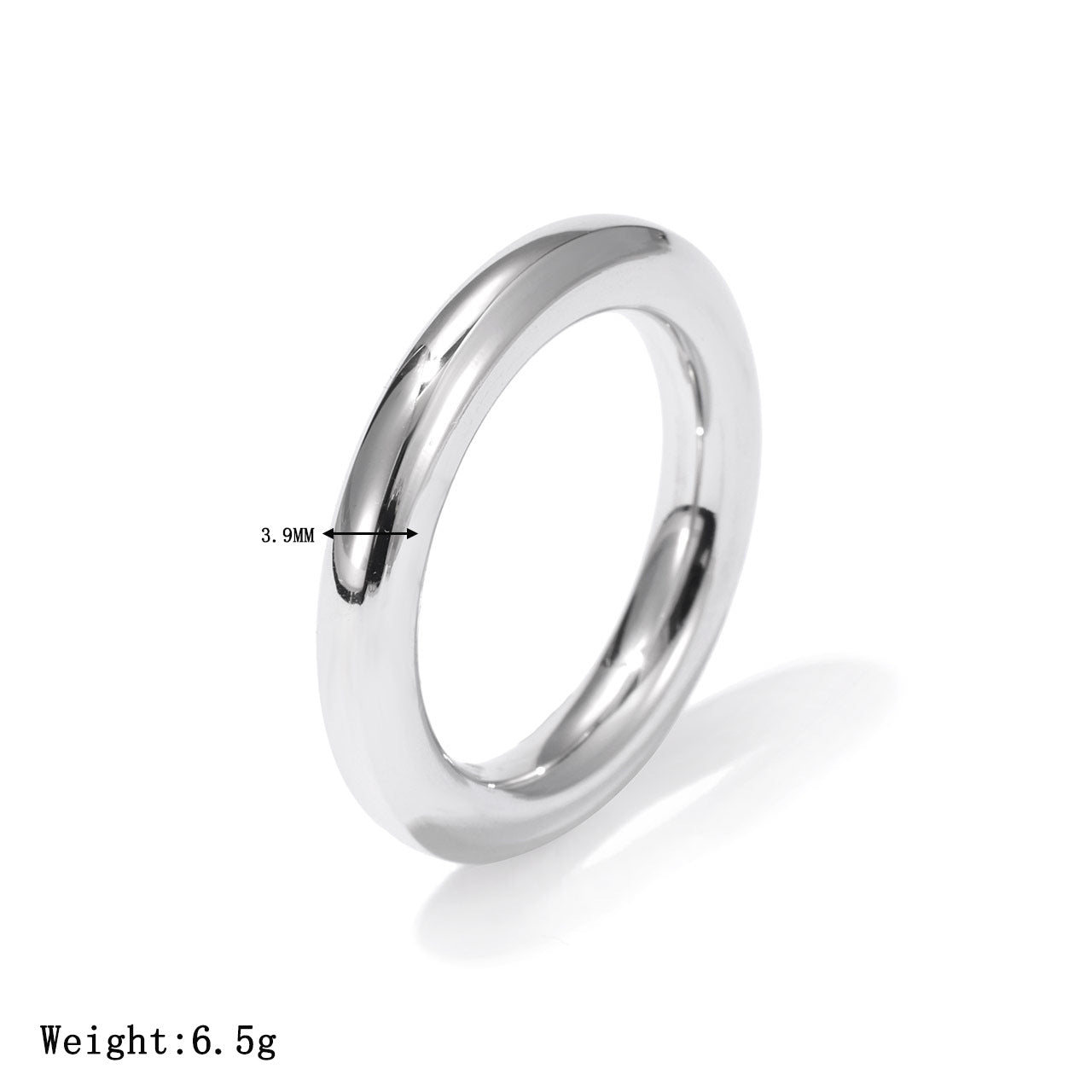 Wholesale Rhinestone Titanium Steel Ring
